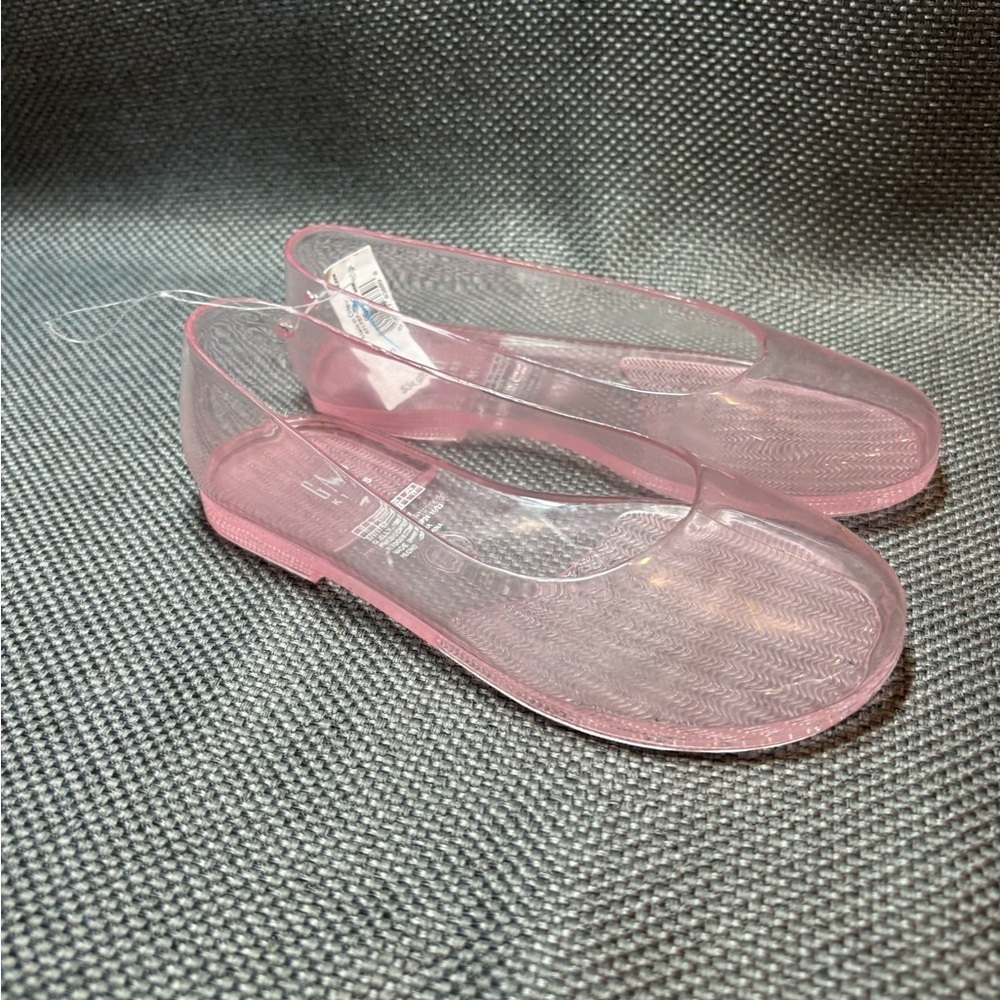 GAP KIDS pink ballet flat jelly shoe slip on flat dress play shoes. NWT. Size 13 - Picture 11 of 15